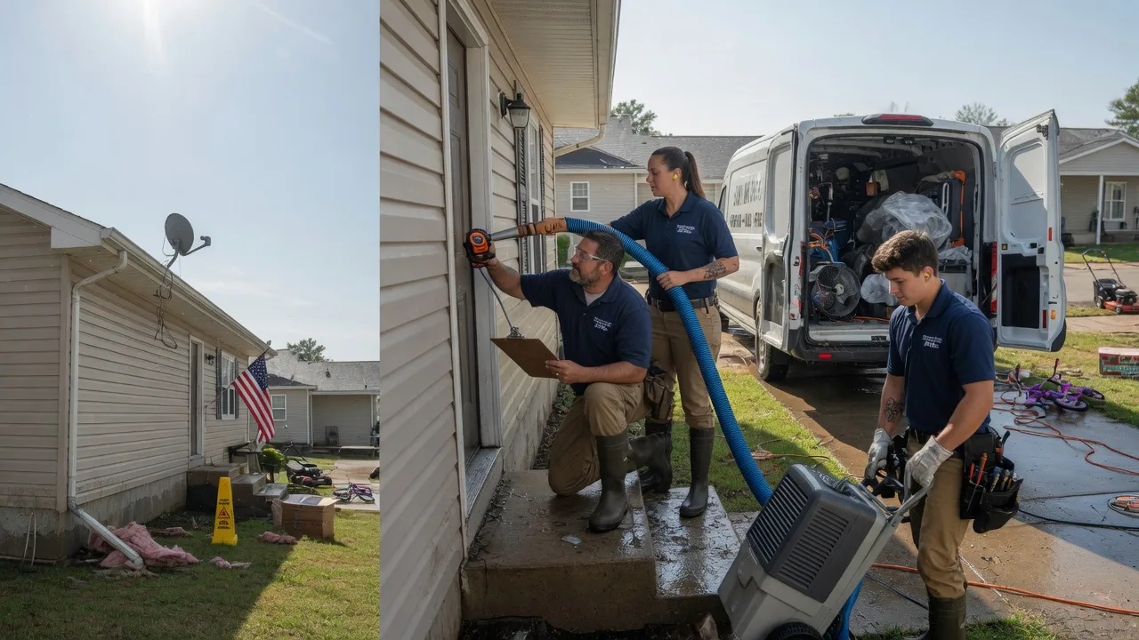 Ceiling Water Damage Restoration in Marshall, MO near me